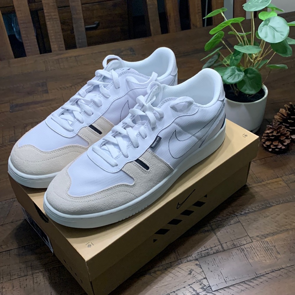 Nike Squash Type Sneakers - Summit White / Black